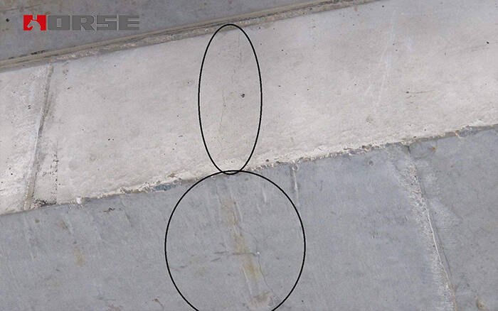 repair concrete crack