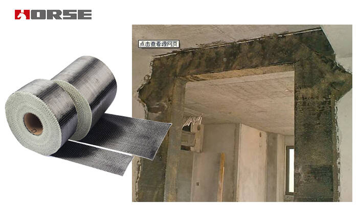 Opening retrofitting by 300g carbon fiber reinfroced polymer(CFRP) wrap