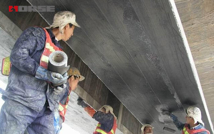 Strengthening the reinforced concrete bridges with FRP wrapping
