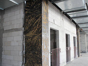 طريقة تقوية الجدار