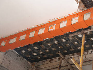 تجديد المباني التجارية - تقوية ألياف الكربون