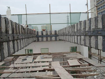 تطبيق طريقة لصق ألواح الفولاذ لتقوية الجسور