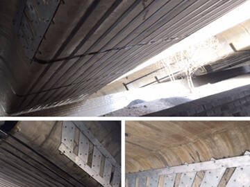 جسر تقوية من الصفائح الفولاذية