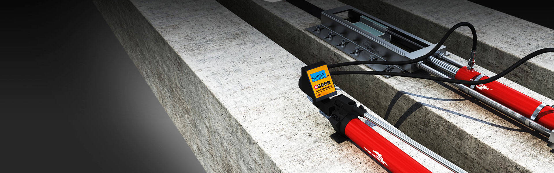 نظام سابق الاجهاد لصفائح CFRP